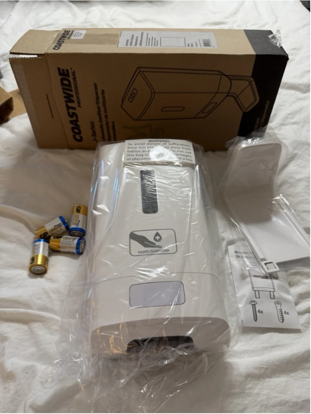 NEW Coastwide Professional AUTOMATIC SANITIZER DISPENSER CWJAH-W